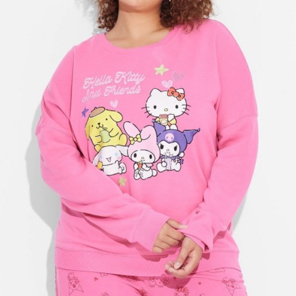 Hello kitty women’s graphic sweatshirt 3X NIP